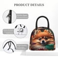 thumbnail image 4 of Easygdp Colorful Leaf Chihuahua Bolsa de Almuerzo Insulada Grande, Forro de Aluminio, Diseño Espacioso, a Prueba de Fugas, Ideal para Trabajo, Picnics, Viajes y Actividades al Aire Libre, 4 of 6