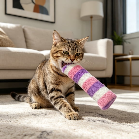Clearance Hotyverty Cat Pillows Toys, Soft Catnip Toy, Cat Chew Toy Exercise Kicker for Indoor Cats Kittens Kitty C
