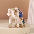 thumbnail image 3 of CNKOO Feng Shui Elephant Statue Lucky Elephant Decoration Statue Gift for Housewarming Friend - Default, 3 of 8