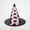 Pink, variant on Awdenio Halloween Party Witch Hat Mysterious Magician White Witch Hat Polyester Tafu Gauze Hat Clothin Hats