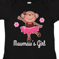 thumbnail image 4 of Inktastic Mawmaw Girl Ballerina Monkey Girls Baby Bodysuit, 4 of 5