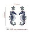 thumbnail image 3 of Pendientes Goteando Aceite Caballito De Mar YONGSHENG Clips De Oreja De Colores, 3 of 3