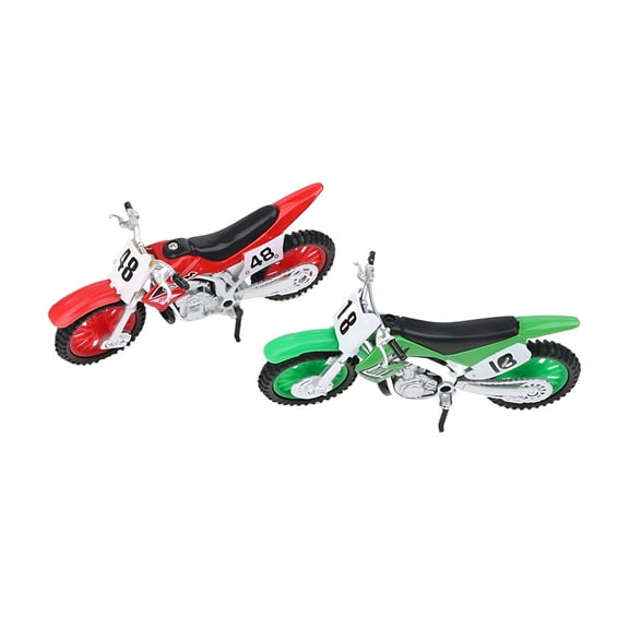 BESTSKY 1pc Simulated Alloy Motocross Motorcycle Model Toy Adventure Alloy Motorcycle Model Kids Toy Gift