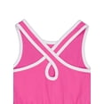 thumbnail image 3 of Wonder Nation Girls Play Romper 2pk, Sizes 4-18 & Plus, 3 of 3