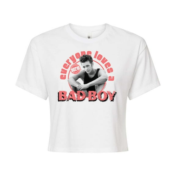Beverly Hills 90210 - Dylan Bad Boy - Juniors Cropped Cotton Blend T-Shirt