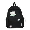 thumbnail image 1 of Fashion Rucksack Simple School Bookbag Multi-Pocket Cute For Girl (Green), 1 of 5