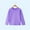 Purple, variant on SGFCWSX Pullover for Kids Girls Solid Color Casual and Comfortable Sweatshirts Athletic Cotton Top Pink Size 8 Years