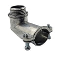 thumbnail image 4 of 10 Pzs Conector Curvo Para Tubo Flexible Aluminio 1/2 Pulg gris 1/2 pulgadas, 4 of 6