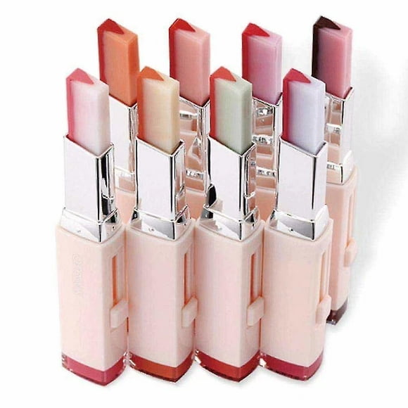 8 Colors Korean Bite Lipsticks V Cut Two Tone Candy Flavor Silky Moisturzing Nourishing Lipsticks Balm Cosmetics, 01 #