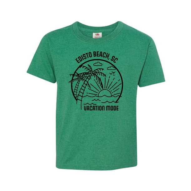 Summer Vacation Mode Edisto Beach South Carolina Youth T-Shirt ...