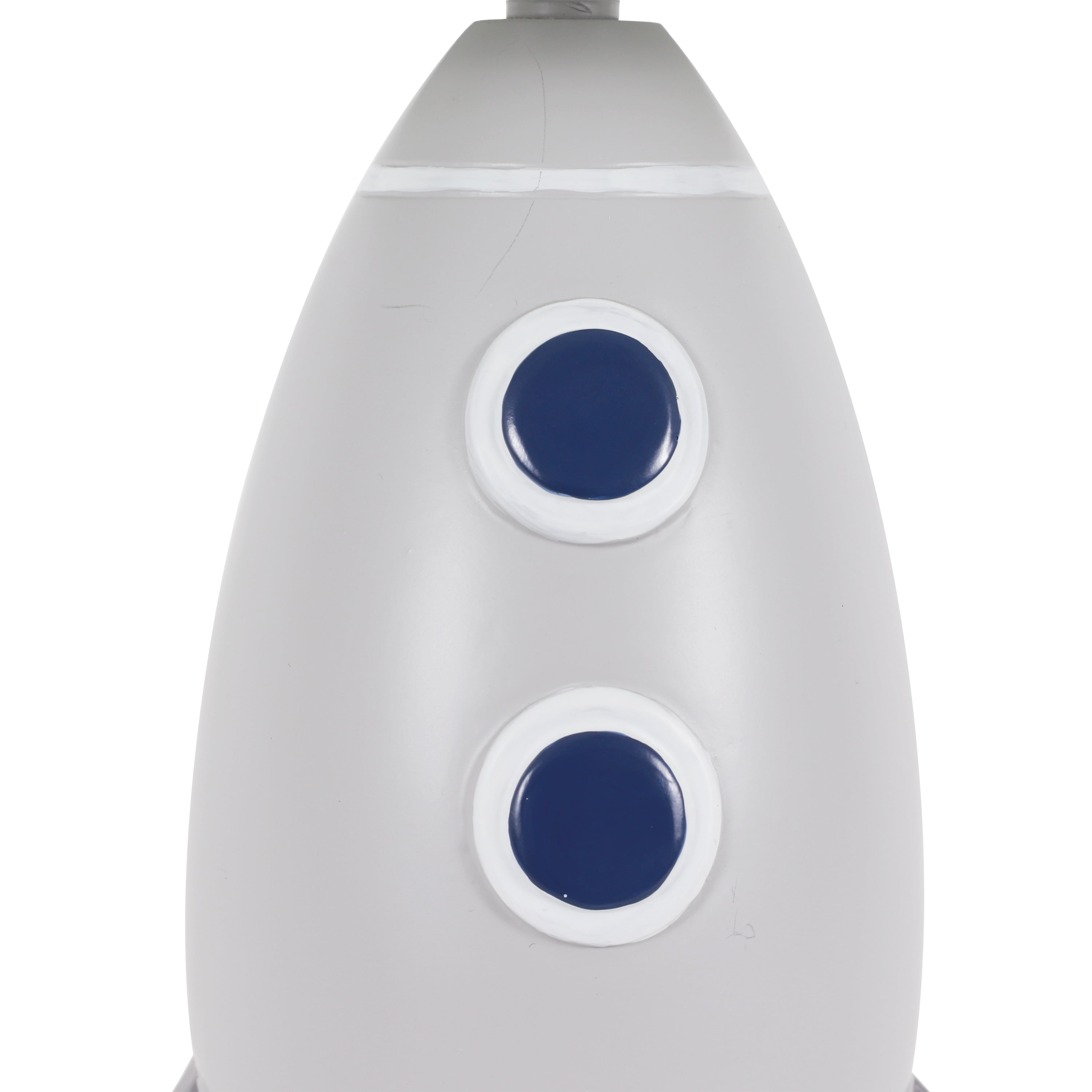 Kids Rocket Table Lamp, Gray Finish, Your Zone