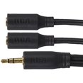 thumbnail image 2 of RCA(R) AH202DR 3.5mm Stereo Headphone Y-Adapter, 2 of 2