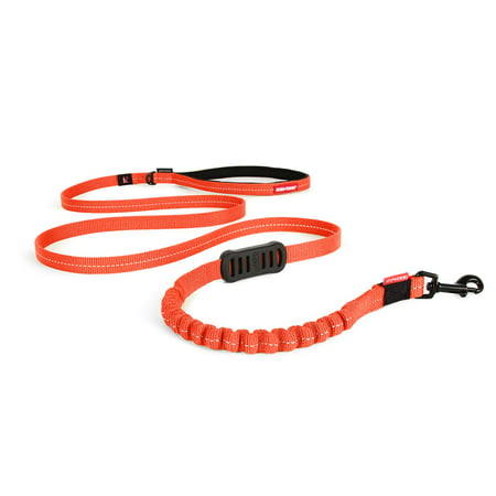 ZERO SHOCK Leash LITE - Best Shock Absorbing Bungee Dog Leash & Training Lead - Double Handle Reflective Leash For Traffic Control - For Walking, Jogging and.., By