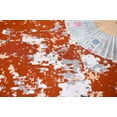 thumbnail image 3 of Ambient Rugs Accent Runner Rug - 2 ft. x 8 ft., Rust, Indoor Rug with Abstract Design, Jute Backing, 3 of 9