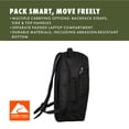 thumbnail image 4 of Ozark Trail 30L Commuter Backpack, with Laptop Compartment for Work or Travel, Black, 4 of 7