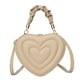 thumbnail image 1 of Bolso bandolera jinwen Corazón Cremallera Hombro Desmontable Caqui, 1 of 8