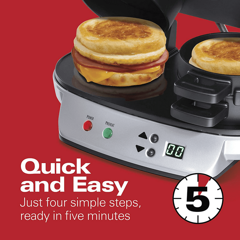 Hamilton Beach Breakfast Sandwich Maker [Giveaway!] - Easy Recipes for  Family Time - Seeded At The Table
