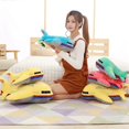 thumbnail image 6 of 15.7 Inch Airplane Plush Stuffed Airplane Pillow Model Toy, 6 of 7