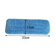thumbnail image 4 of Fiudx Almohadillas de Repuesto para Mopa de Vapor, Microfibra Absorbente, Reutilizables, Fáciles de Instalar, Compatibles con La Mayoría de Cabezales de Vapor, Limpieza Del Hogar, 33 X 12 Cm, Juego d, 4 of 6