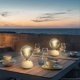 thumbnail image 2 of Glass LED Table Lamp Touch Dimmable Table Lamp White, 2 of 5