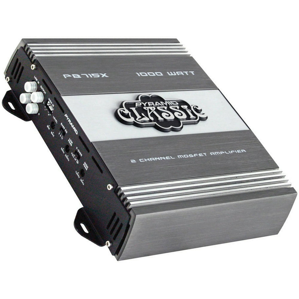 Pyramid PB715X 1000 Watts 2 Channel Bridgeable Car Amplifier Walmart