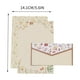 thumbnail image 3 of Fasiaou 9 PCS Stationery Set with Envelopes,6 Writing Paper+3 Envelopes,Cute Lined Stationery Paper for Writing Letters Invitations Poem Office School Supplies, 3 of 5