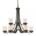 thumbnail image 1 of Z-Lite Lustre Saule 9 en Bronze Vieilli, 1 of 2