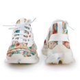 thumbnail image 4 of 2024 Snowman Christmas Tree Elk Women Or Men Lace Up Flat Sneakers Female Mesh Walking Footwear, 4 of 8