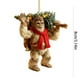 thumbnail image 3 of Adornos navideños de acrílico divertidos para colgar en el árbol de Navidad | Decoración navideña | Decoraciones festivas | 8 cm de diámetro, 3 of 5
