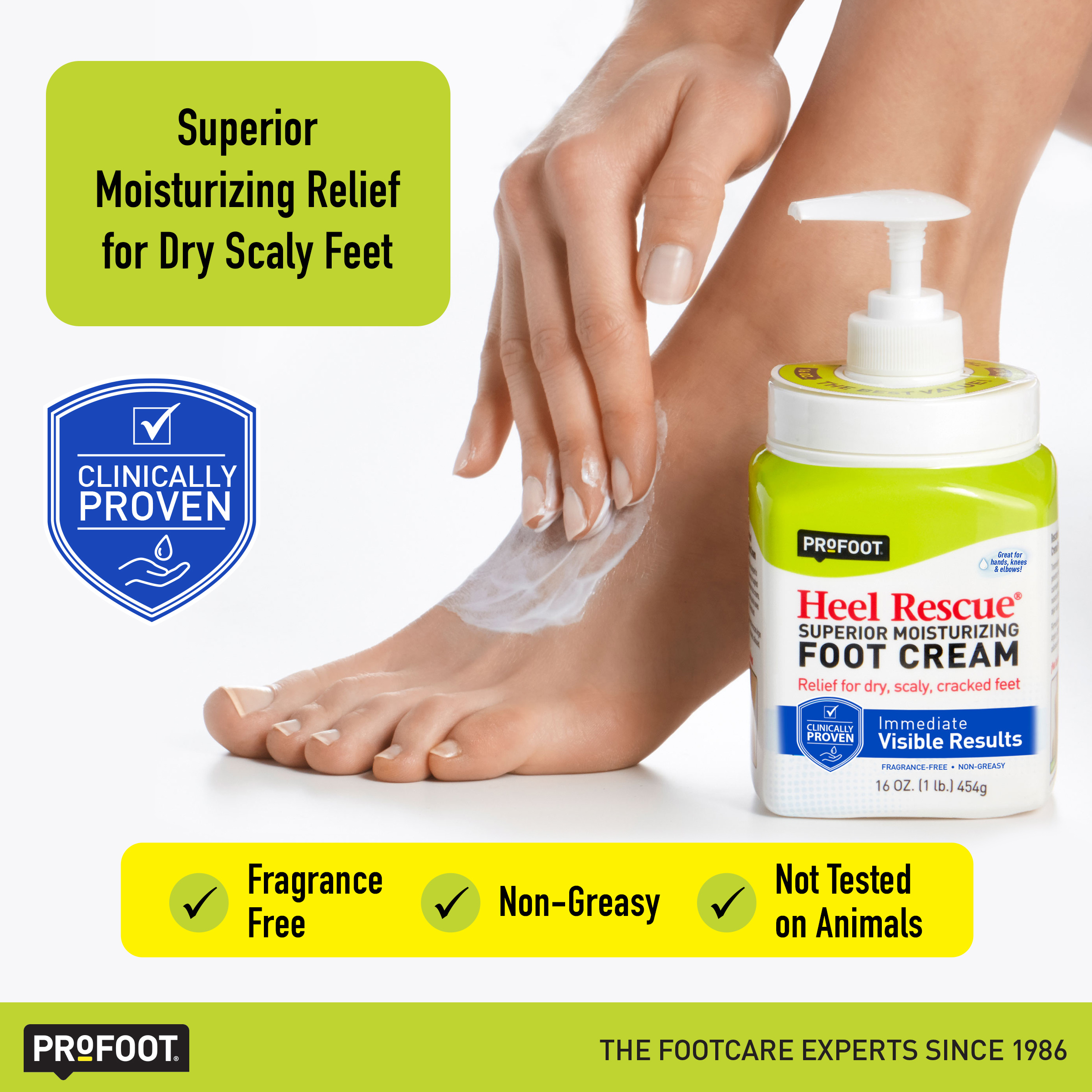 PROFOOT Heel Rescue Foot Cream for Cracked, Calloused, or Chapped Skin, 16 oz - image 3 of 8