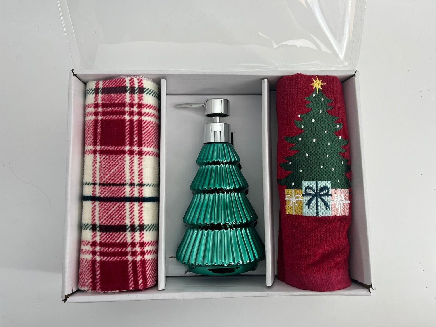 Coffret cadeau de bain arbre de Noël