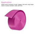 thumbnail image 4 of Unique Bargains Sangle Plate en Nylon 1.5 Pouces 10 Yards Rose Rouge pour Sac à Dos, Bagage-Rack, 4 of 6