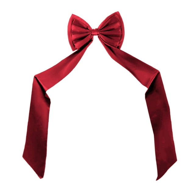 Rongfmy Large Bow Decoration Backdrop Decor Wall Hanging for Wedding Ceremony Bridal red