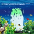 thumbnail image 5 of NFTIGB Simulation Artificial Silicone Sea Anemone Coral Ornament for Aquarium Fish Tank Decor, Glow in the Dark Aquatic Landscape Enhancer, Safe and Non-Toxic Submersible Decoration, Green color, 5 of 9