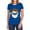 Royal, variant on DC Gl Head Women's T Shirt, Royal, Small