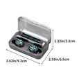 thumbnail image 3 of Miniauriculares Bluetooth Inalámbricos Intraauriculares Ganfancp, 3 of 7
