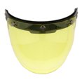 thumbnail image 2 of Visera del casco de la motocicleta Sunnimix 3 Botones Homologado Universal Amarillo, 2 of 8