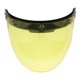 thumbnail image 2 of Visera del casco de la motocicleta Sunnimix 3 Botones Homologado Universal Amarillo, 2 of 8
