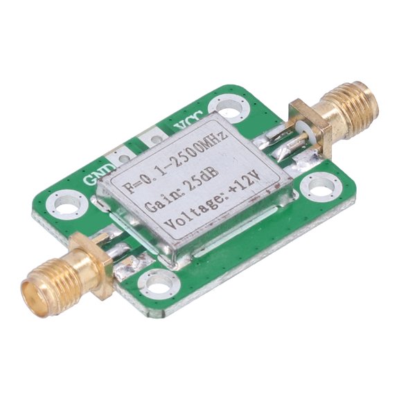 Amplificador De Banda Ancha RF, Módulo Amplificador RF De Alta Ganancia De 0,1-2500 MHz 25 DB Para Repetidor Para Para Combinador