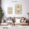 thumbnail image 3 of Elephant Stock Nutcracker Beige Wall Art - Vertical Multi Panel Canvas - Living Room Wall Decor - Pop Culture Multi Panel - Beige And White Decor By Vesna Skornsek - 14" x 23", 3 of 4
