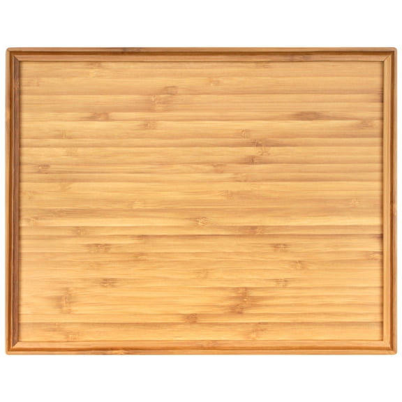 BambooMN Organic Bamboo Tea Serving Tray - 11"x8.9"x0.6" - 1 Piece