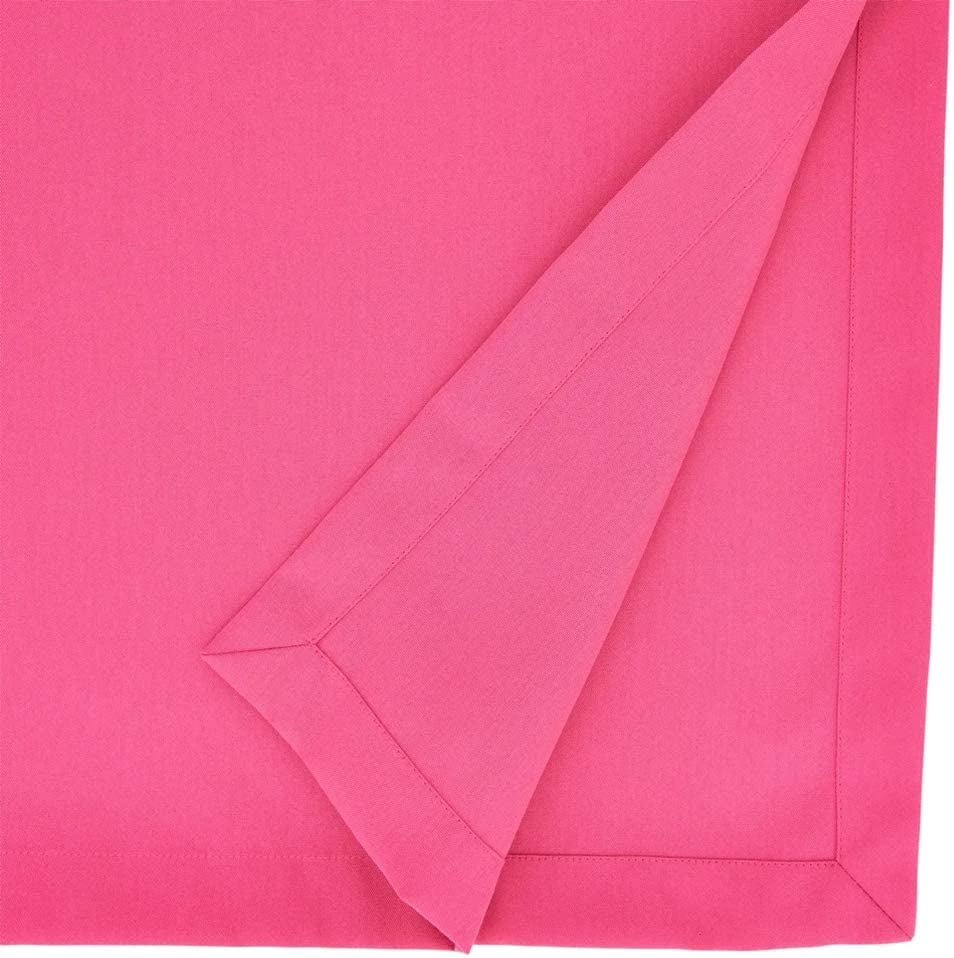 Fennco Styles Classic Everyday Design Solid Color Table Runner 16 x 90 Inch - Fuchsia Table Cover for Home Décor, Banquets, Family Gathering and Special Occasion