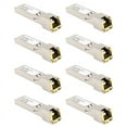 thumbnail image 1 of SFP Module RJ45 Switch Gbic 10/100/1000 Connector SFP Copper RJ45 SFP Module Gigabit Ethernet Port 8Pcs, 1 of 1