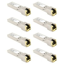 SFP Module RJ45 Switch Gbic 10/100/1000 Connector SFP Copper RJ45 SFP Module Gigabit Ethernet Port 8Pcs