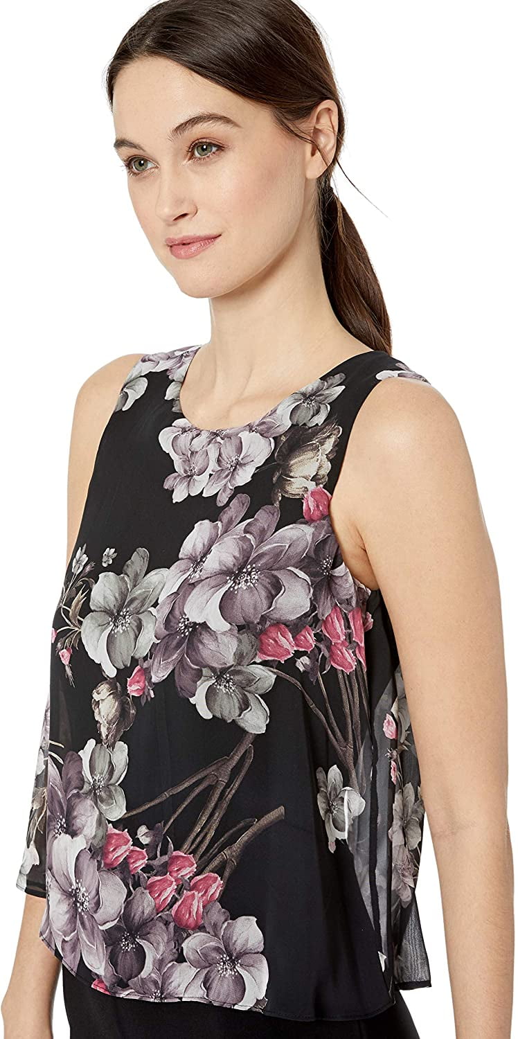 nine west black jumpsuit