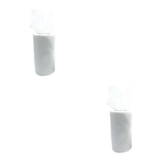 relayinert Polyester Wedding Party Decorations Easy To And Clean Tulle Coil Durable And Reliable Roll Tulle white 2Set