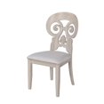 thumbnail image 4 of Home Design Rahma 6-Piece Dining Chair Set with Decorative Back, Padded Seat, Sturdy Wood Frame, Classic Design, Durable Construction, Warm Gray/Antique Gray, 4 of 5