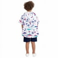 thumbnail image 2 of Tommy Bahama Kids' Beach Cover Up | L/XL 7-12, Palm(White), 2 of 3