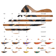 thumbnail image 3 of Otqutp Womens Wedge Sandals Geometric Cutout Decorative Straps Open Toe Casual Shoes Summer Non-Slip Beach Hiking Slippers, 3 of 8