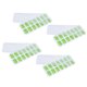thumbnail image 1 of Juego de bandejas para cubitos de hielo para fiestas en casa: apilables y fáciles de usar (4 piezas, verde), 1 of 10